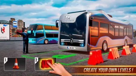 现代巴士车道停车场3D手机版