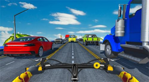 疯狂的交通自行车骑士3D免费版